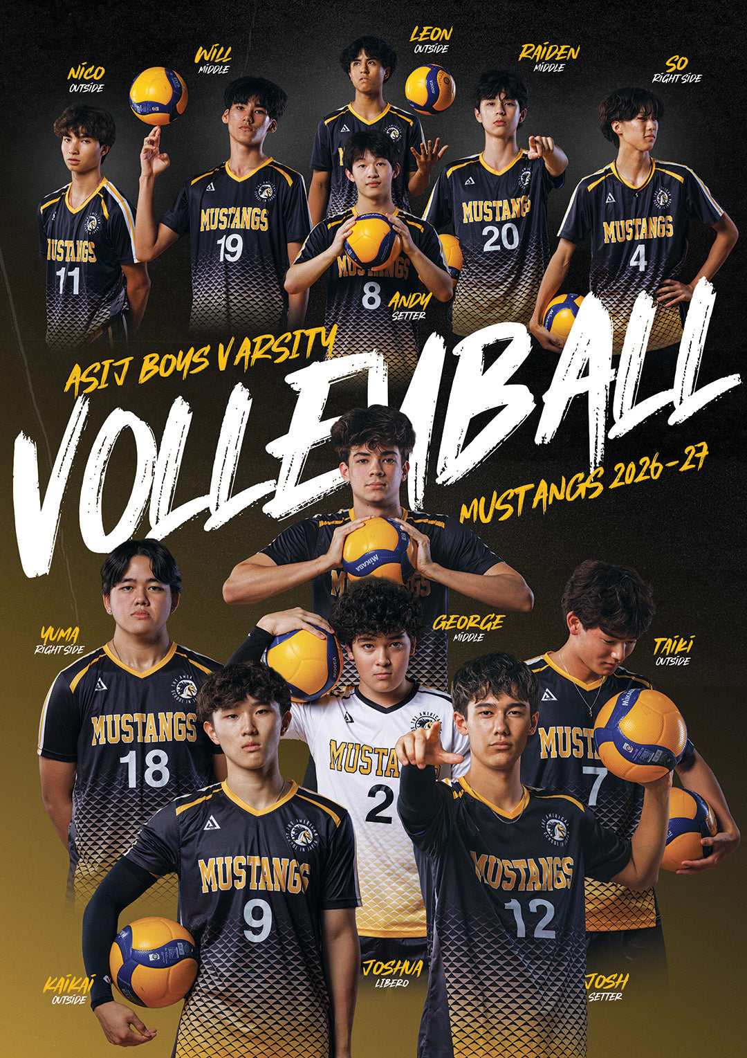 2026-27 Fall Season Varsity Posters