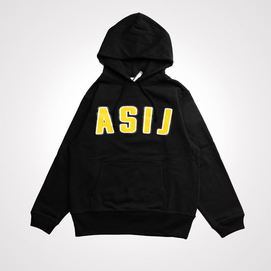 ASIJ Classic Line Blk Hoodie